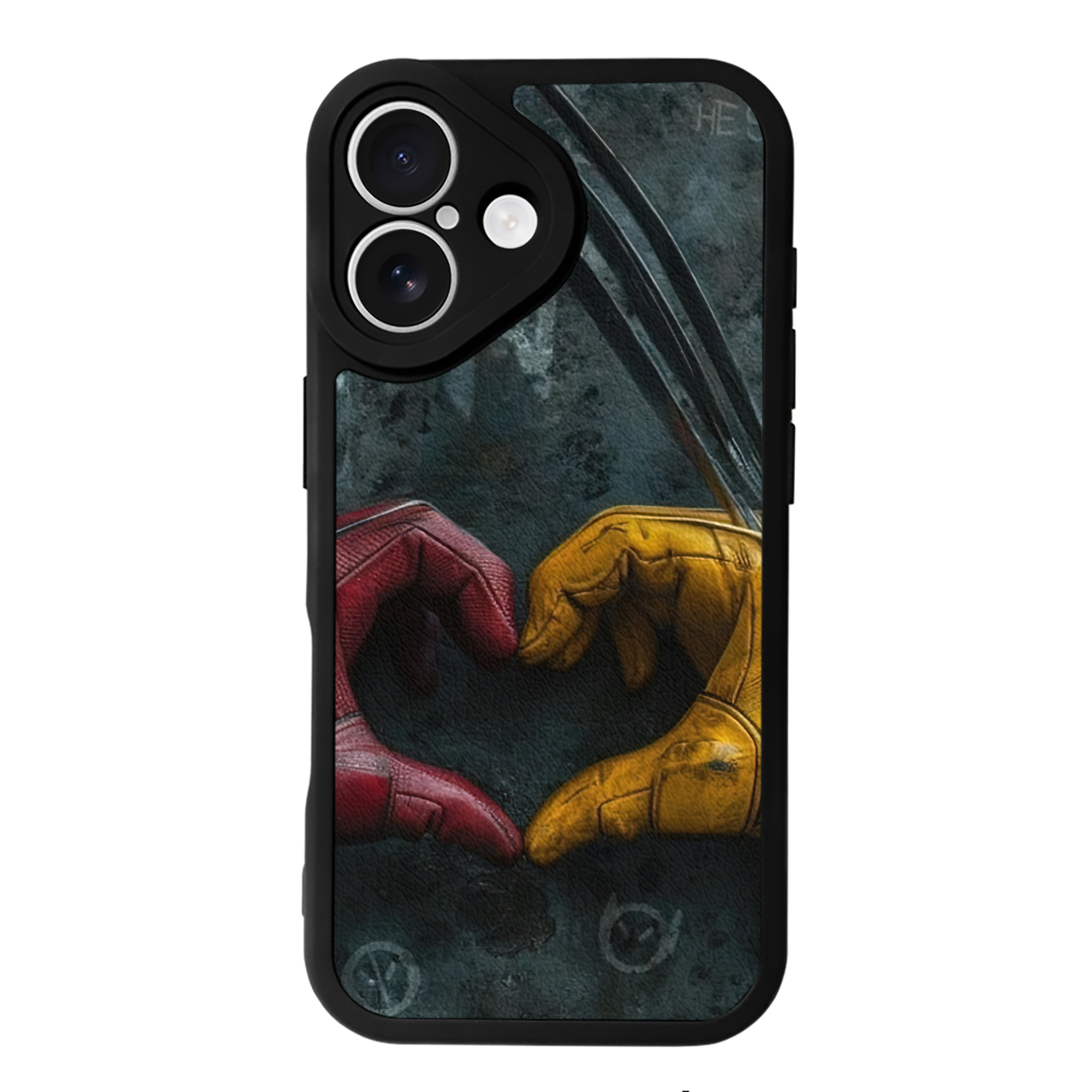 （画像用） Deadpool デッドプール 【iPhone 16シリーズ対応】シリコンスマホケース（レザー調） 材質：シリコン
